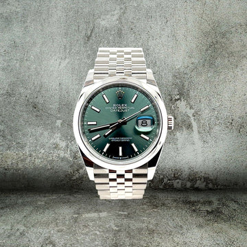 ROLEX DATEJUST 36 GREEN JUBILEE NEW
