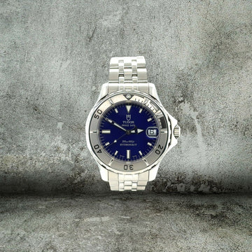 TUDOR HYDRONAUT 85190 BLUE PRINCE DATE