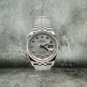 ROLEX DATEJUST MADREPERLA DIAMANTI NUOVO 126234