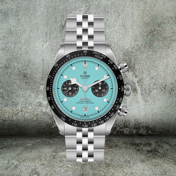 TUDOR FLAMINGO BLACK BAY CHRONO 79360N-0024