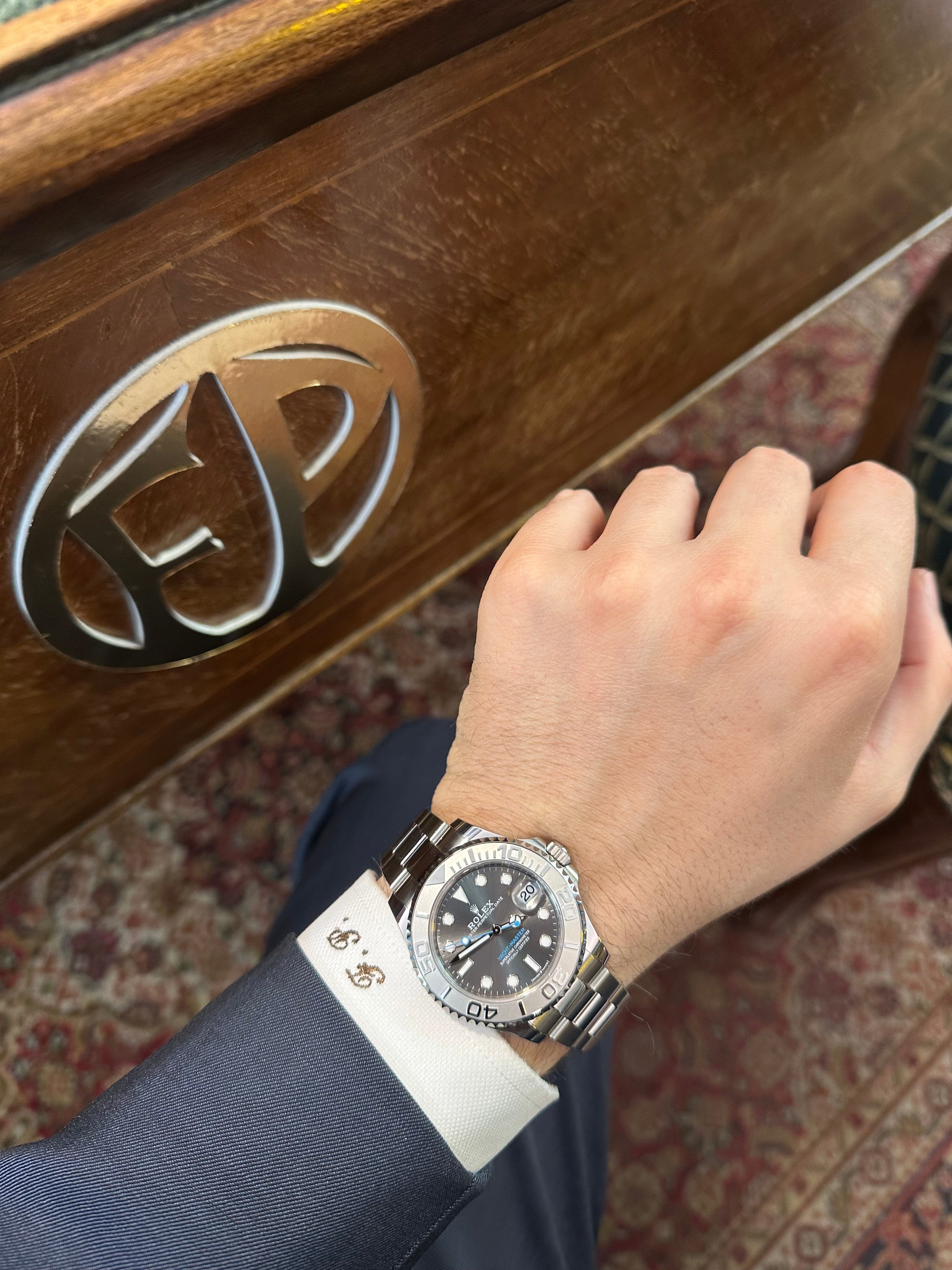 ROLEX YACHT MASTER 37mm RHODIUM NEW 2025