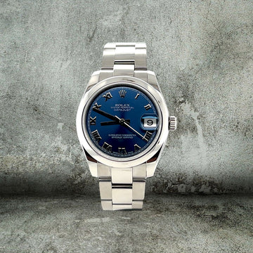 ROLEX DATEJUST 31mm BLUE ROMAN 178240