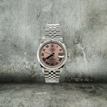 ROLEX DATEJUST 31 PINK ROMAN NEW 278274