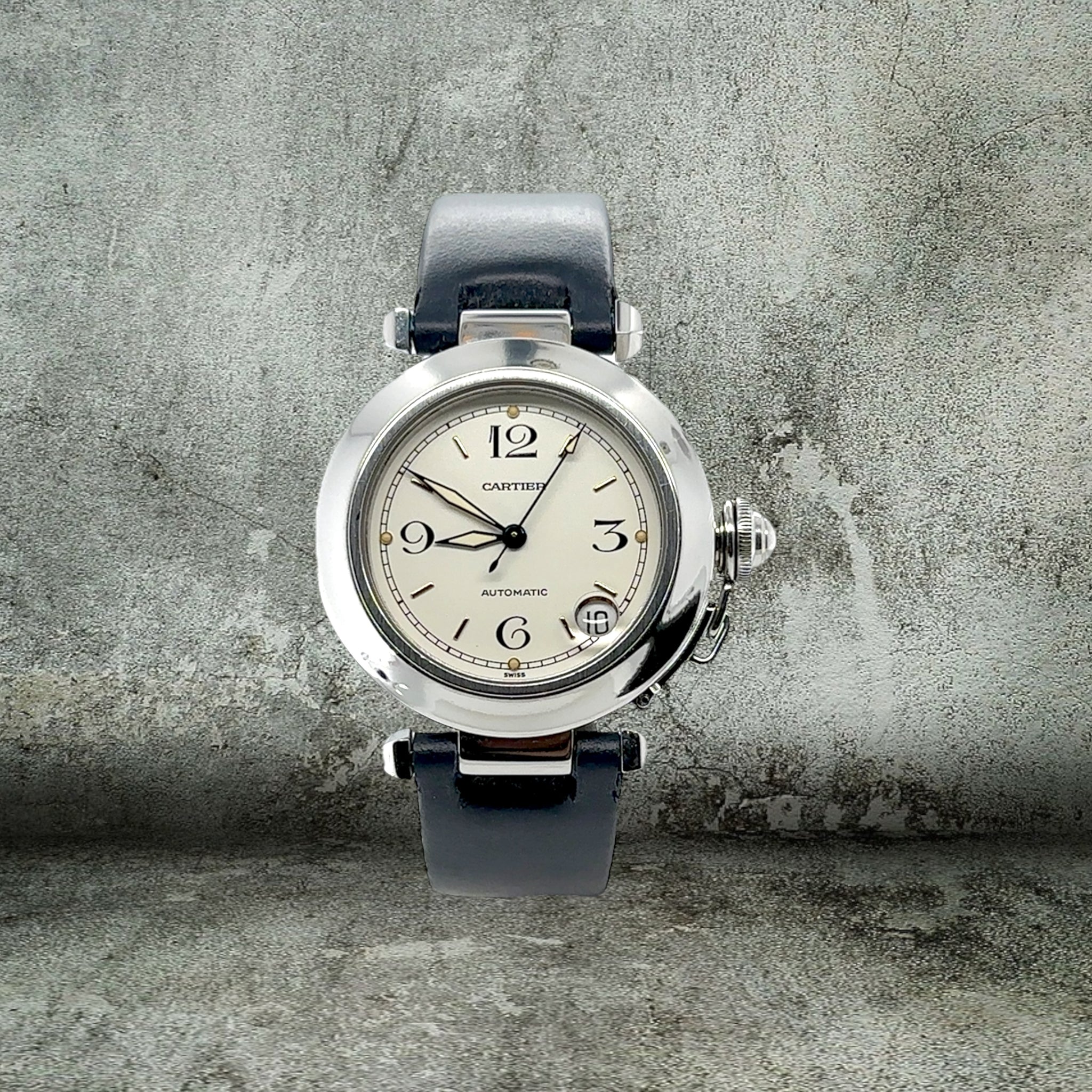 CARTIER PASHA 35mm WHITE 2324