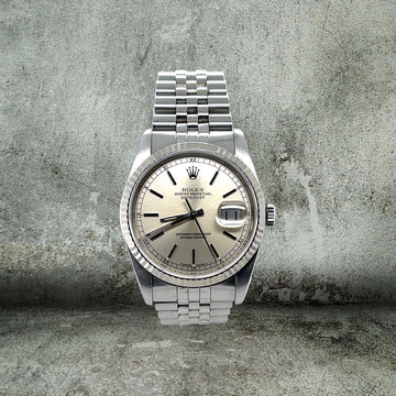 ROLEX DATEJUST 36mm SILVER JUBILEE