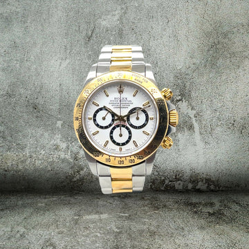 ROLEX DAYTONA ZENITH 16523 PANDA INVERTED SIX