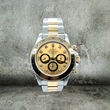 ROLEX DAYTONA COSMOGRAPH DIAMONDS INVERTED 6 ZENITH FULL