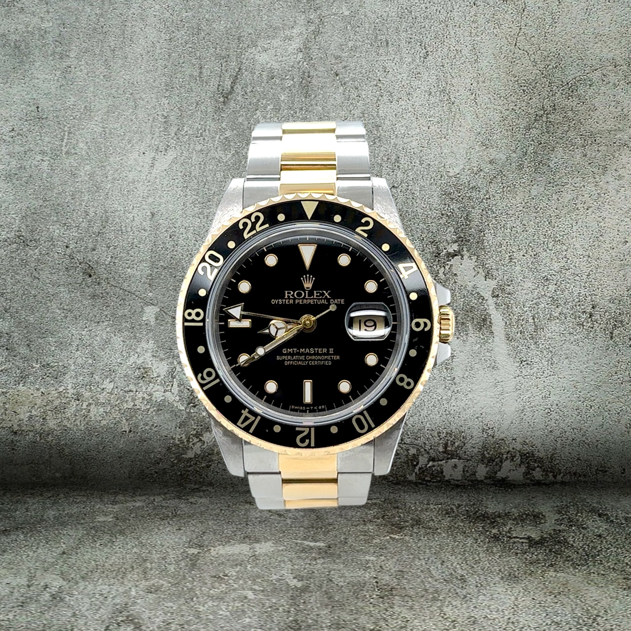 ROLEX GMT 2 MASTER 16713 ACCIAIO ORO
