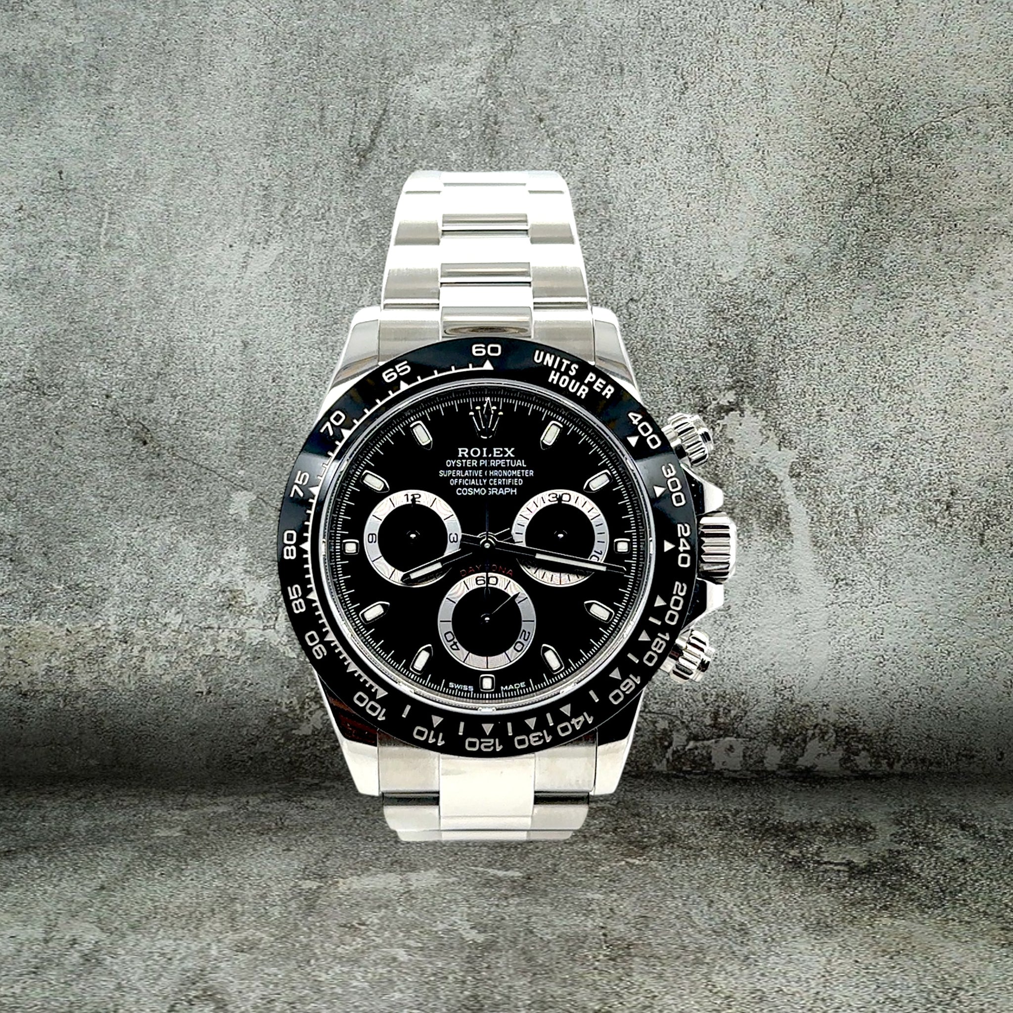 ROLEX DAYTONA 116500LN BLACK CERAMIC LIKE NEW