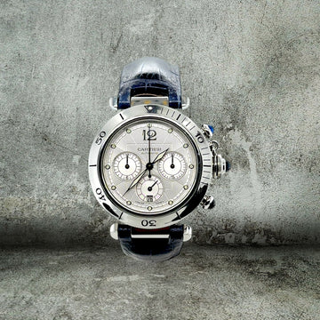 CARTIER PASHA CHRONO 38mm ACCIAIO