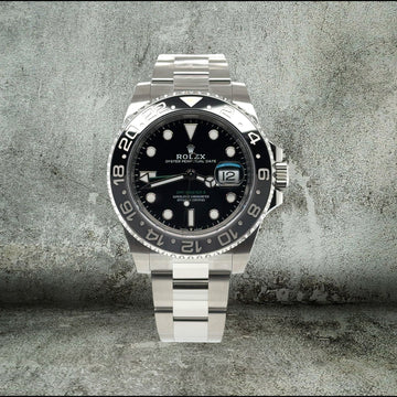 ROLEX GMT MASTER 2 BRUCE WAYNE 126710GRNR OYSTER