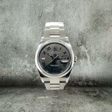 ROLEX DATEJUST 36 WIMBLEDON NEW STICKERS 126200