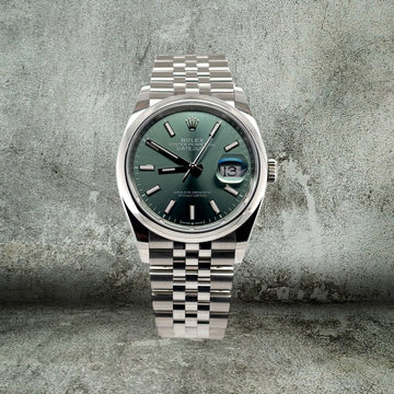 ROLEX DATEJUST 36mm VERDE MENTA JUBILEE 126200