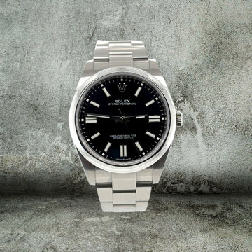 ROLEX OYSTER PERPETUAL 41 BLACK 124300