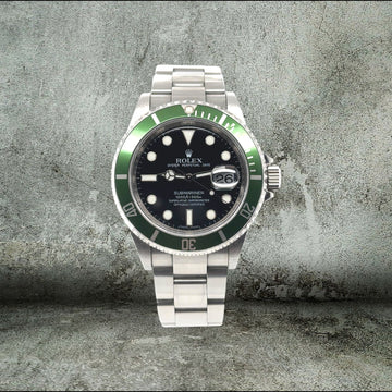 ROLEX SUBMARINER KERMIT 16610LV RRR last series One Owner