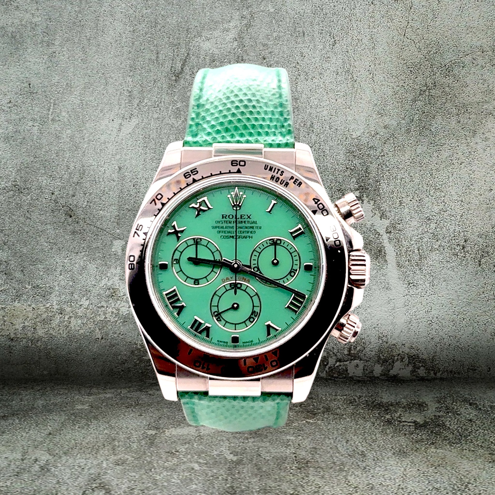ROLEX DAYTONA COSMOGRAPH 116519 BEACH GREEN 18kt