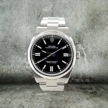 ROLEX OYSTER PERPETUAL 41mm BLACK 134300 NEW FULL SET
