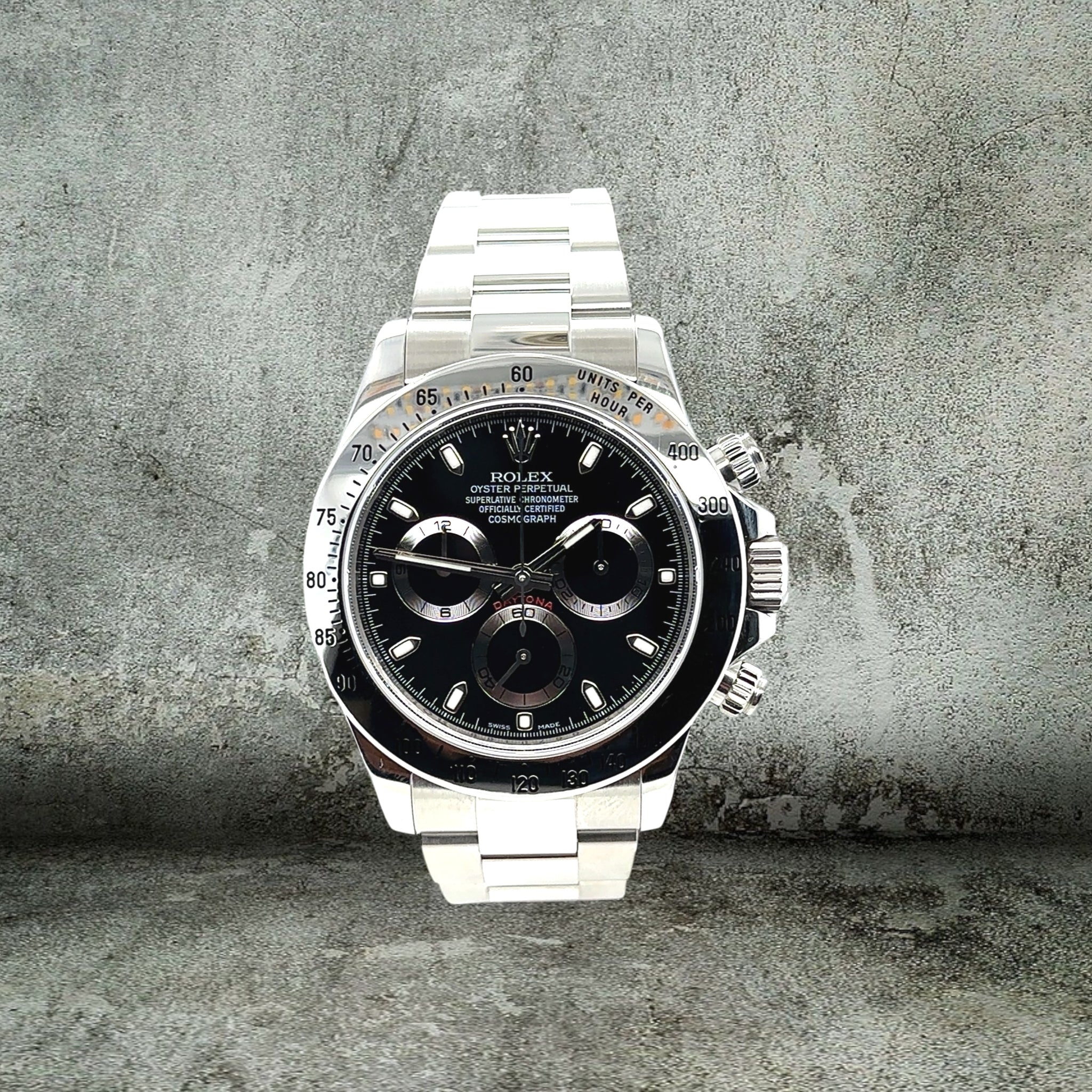 ROLEX DAYTONA 116520 BLACK FULL SET