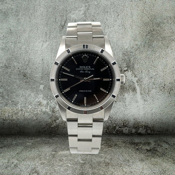 ROLEX AIRKING 34 BLACK NOS FULL STICKERS 14010M