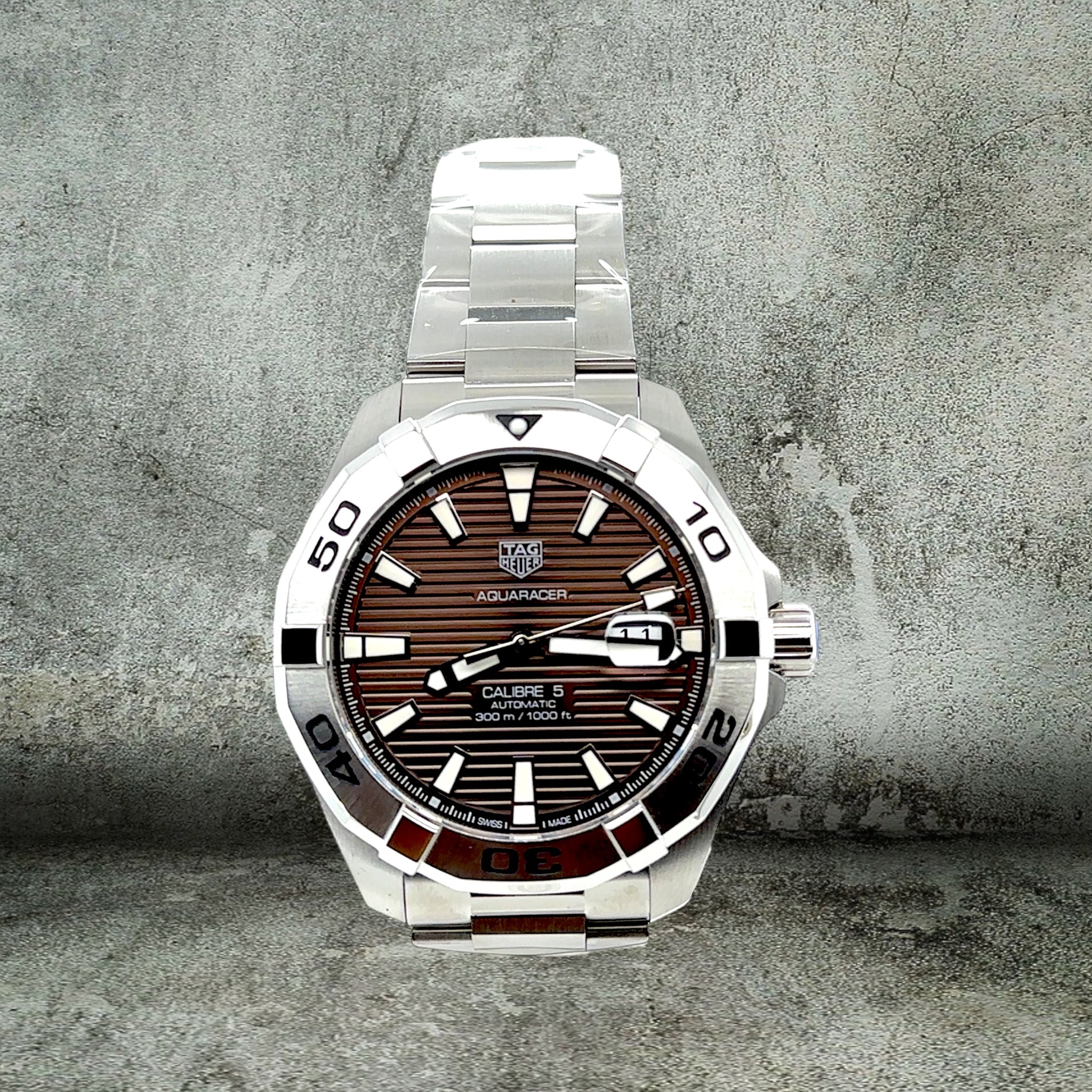 TAG HEUER AQUARACER 300 BROWN 43mm