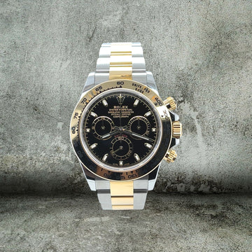 ROLEX DAYTONA 116503 NEW NOS ACCIAIO ORO BLACK DIAL
