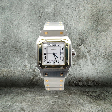 CARTIER SANTOS AUTOMATIC ACCIAIO ORO FULL SET