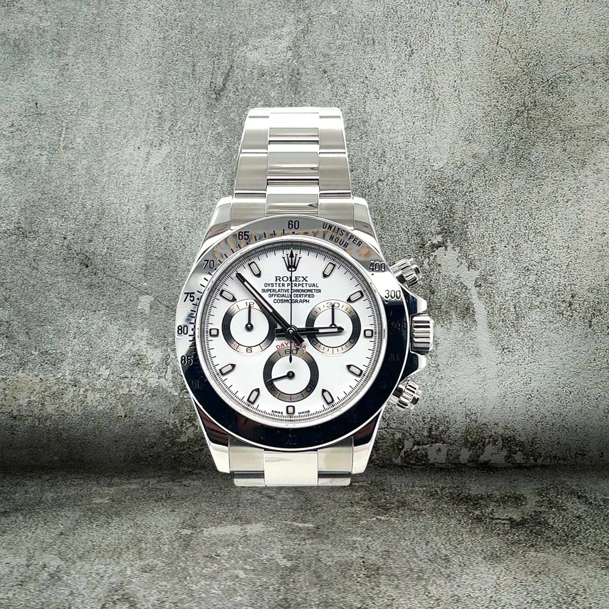 ROLEX DAYTONA 116520 CHROMALIGHT WHITE LIKE NEW