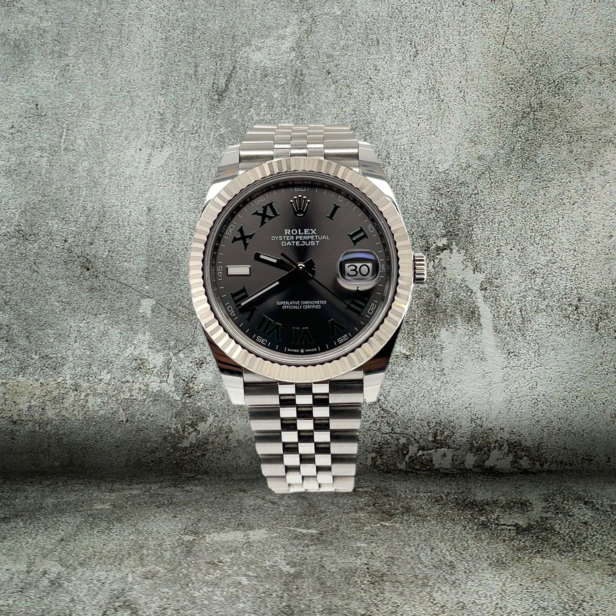 ROLEX DATEJUST WIMBLEDON 41mm