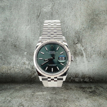 ROLEX DATEJUST 36 VERDE MENTA JUBILEE NEW 126234