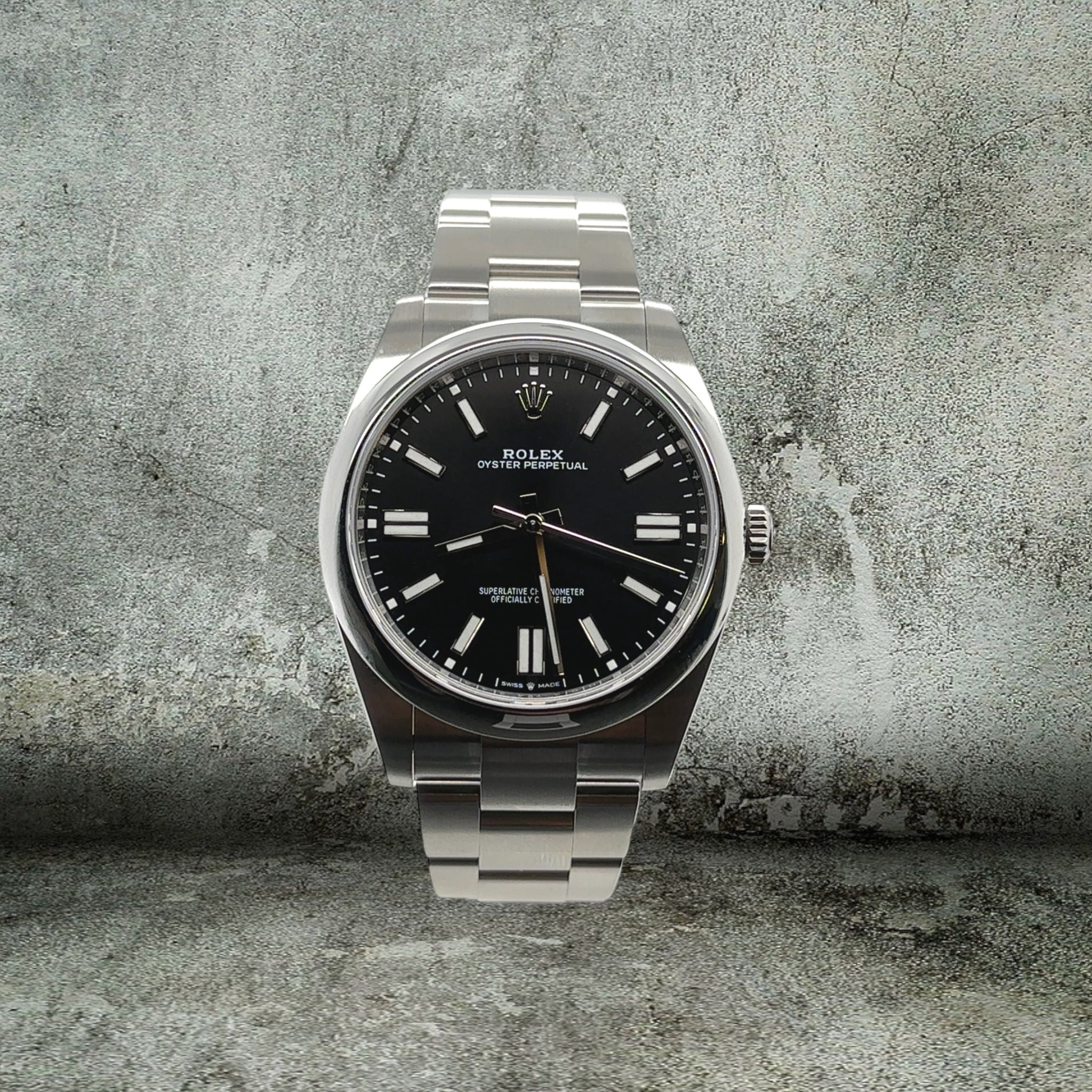 ROLEX OYSTER PERPETUAL 124300 BLACK 41mm NEW