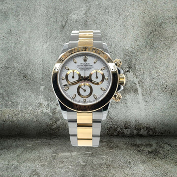 ROLEX DAYTONA 116503 WHITE STEEL AND GOLD