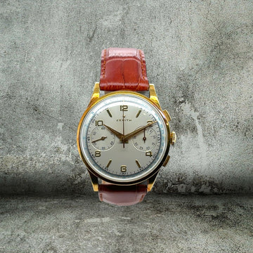 ZENITH CHRONO STELLINA 18kt vintage 38mm